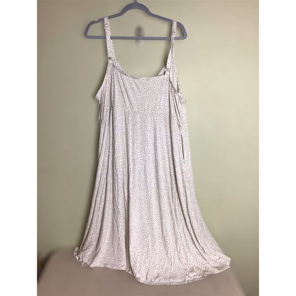 Torrid Women Midi Super Soft Button-Front Dress Sz. 4X  Striped Daisy Floral - Picture 7 of 11